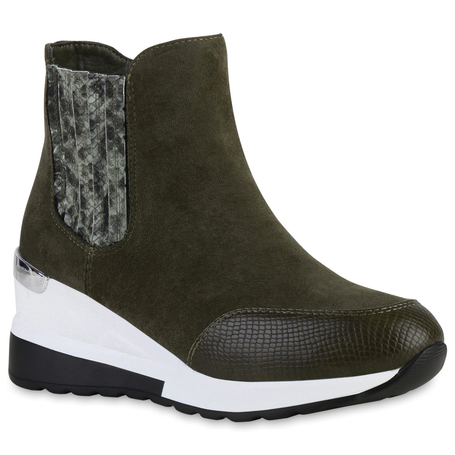 VAN HILL 837926 Wedgesneaker Damen Sneaker Wedges Prints Plateau Vorne Prof günstig online kaufen