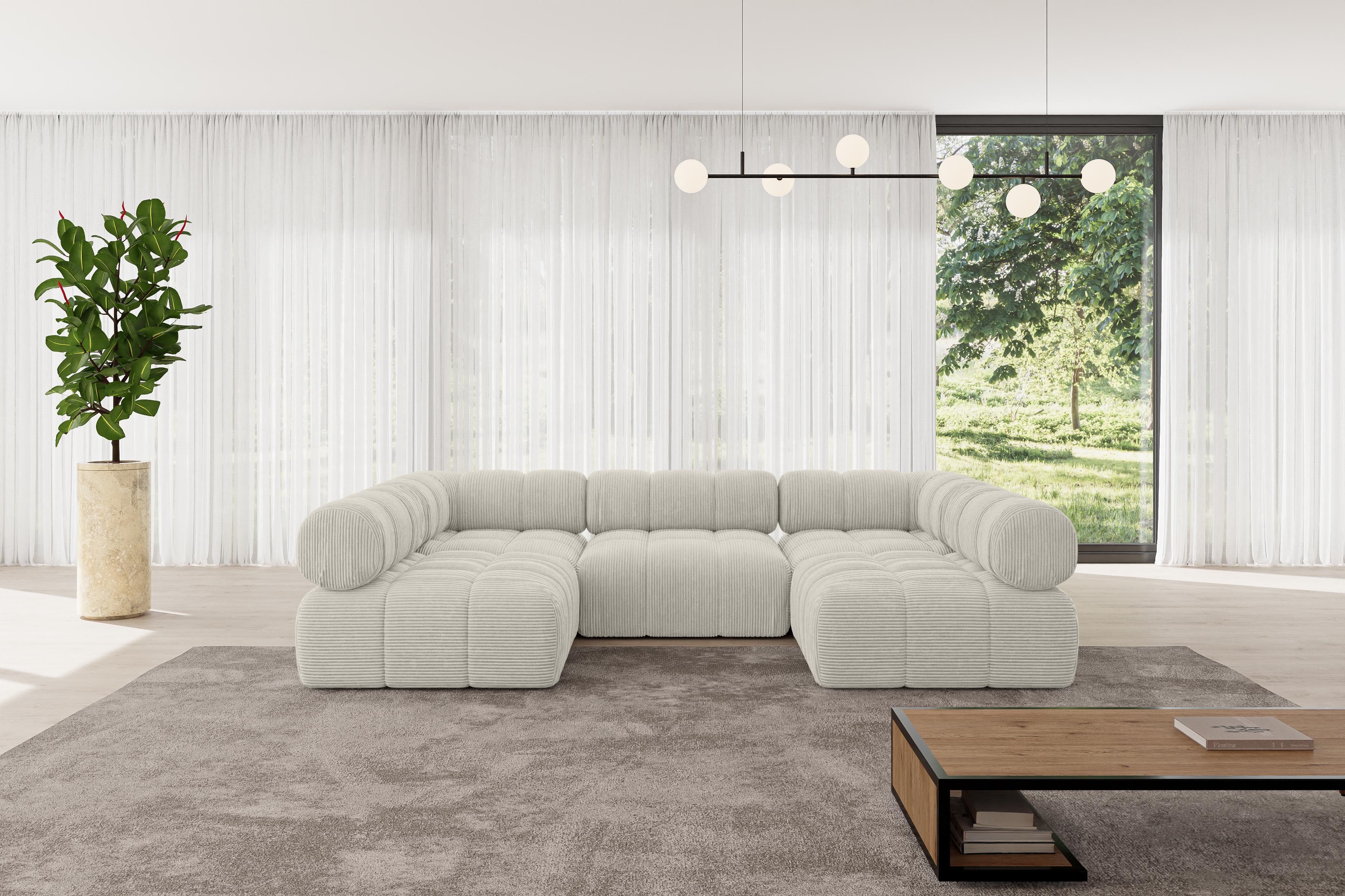 ALTDECOR Wohnlandschaft Garvo-U1, Corner Sofa U-Form günstig online kaufen