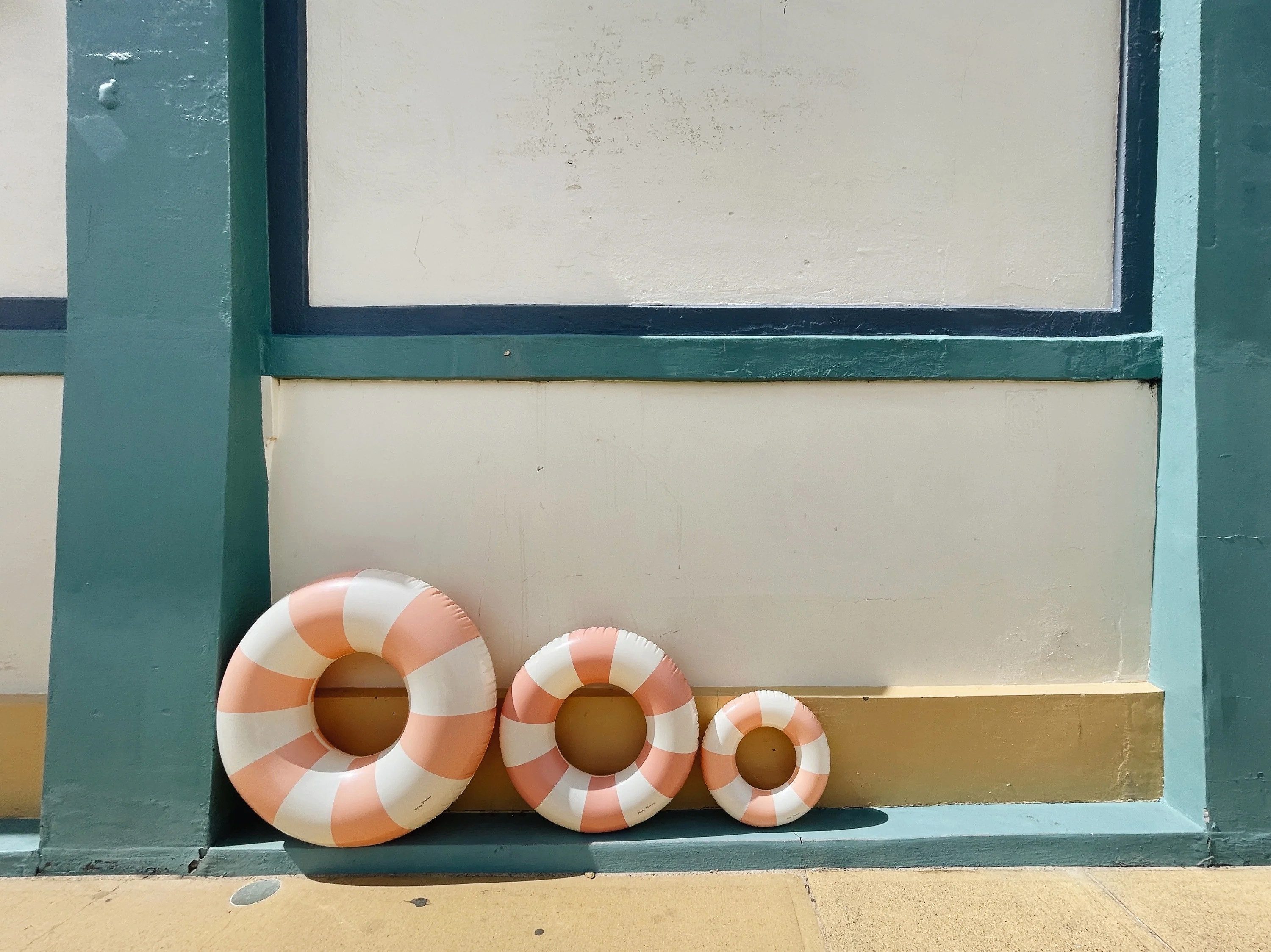 Petites Pommes Schwimmring OLIVIA peach daisy, Ø 45cm