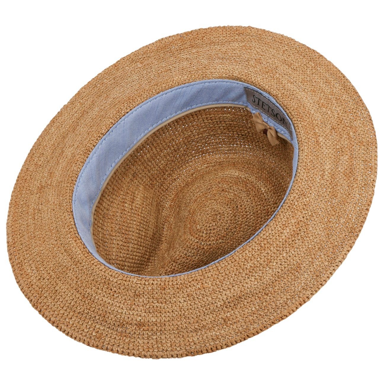 Stetson Sonnenhut (1-St) Raffiahut mit Lederband, Made in France