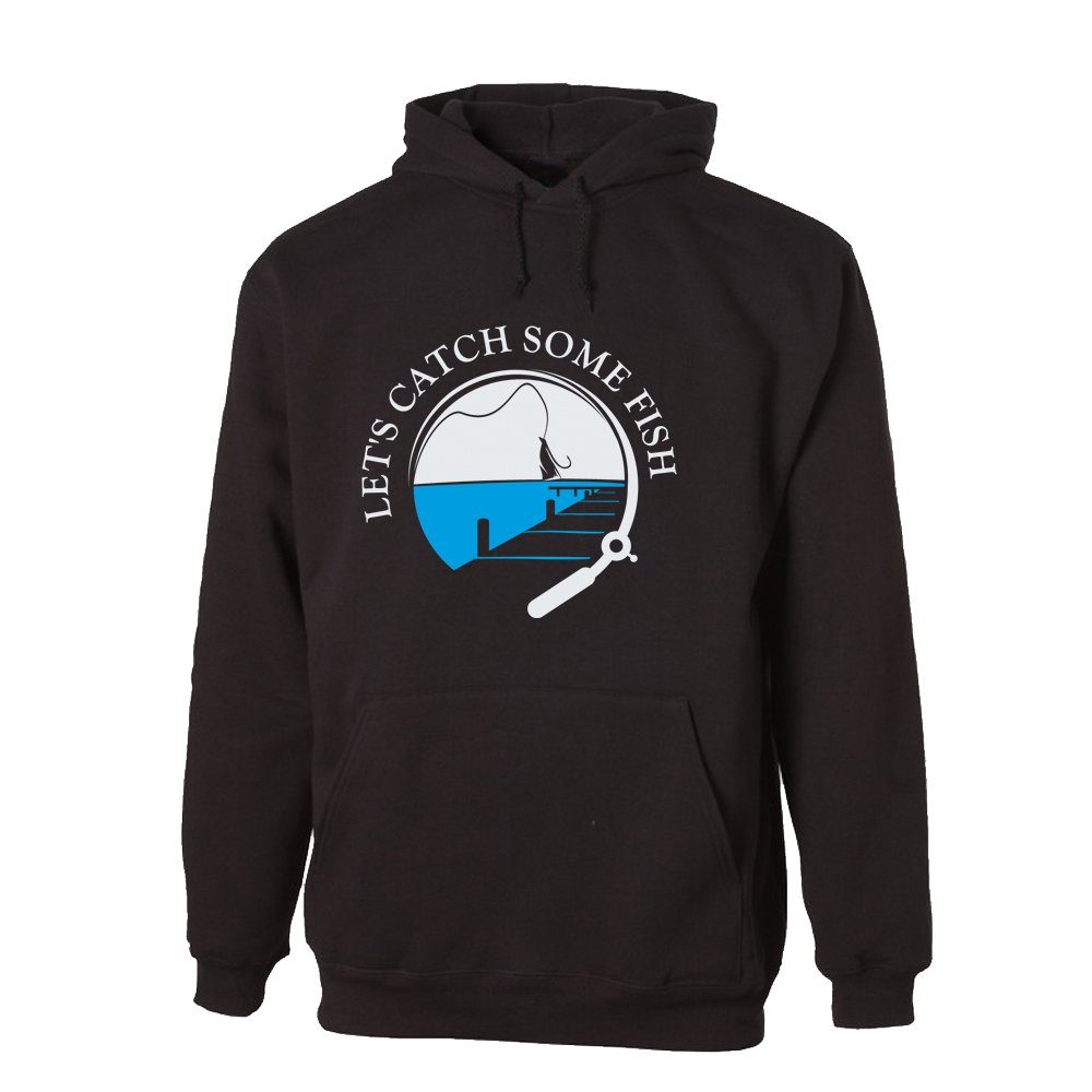 G-graphics Hoodie Let´s catch some fish Unisex mit trendigem Frontprint mit Spruch