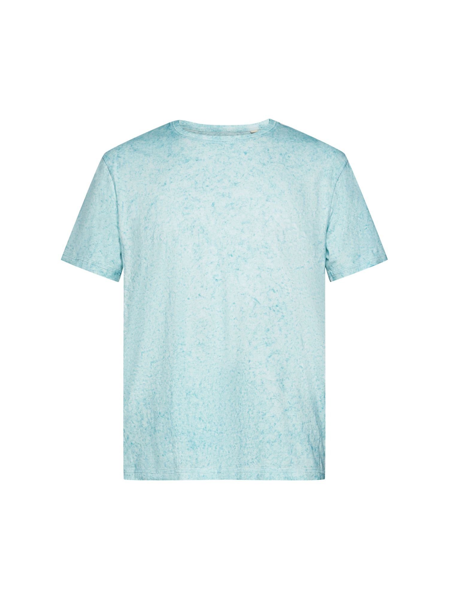 edc by Esprit T-Shirt Shirt in gewaschenem Look (1-tlg) LIGHT AQUA GREEN