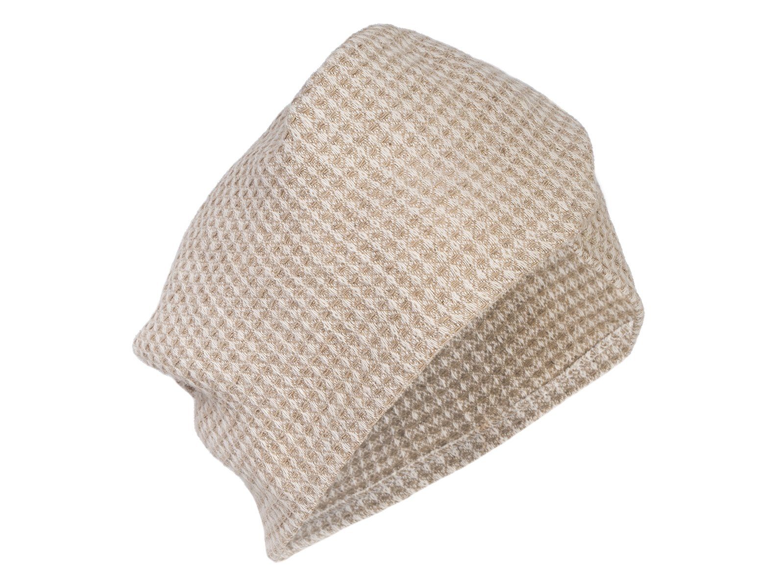 (1-St), Leinen-Waffelpique Turban-Handtuch 100% Waffelpique, 100% Haarturban, Leinen beties Leinen