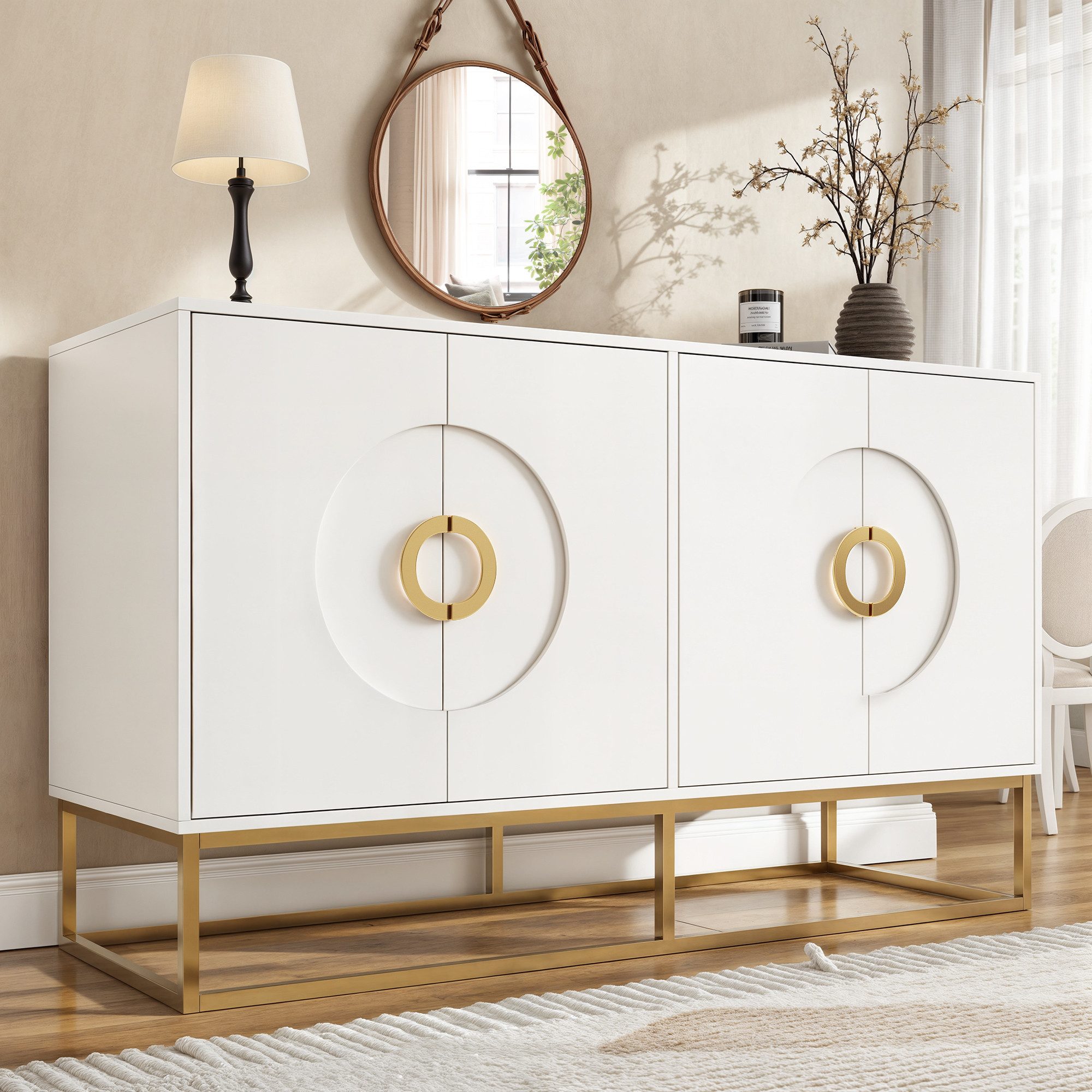 i@home Sideboard Esszimmerschrank mit 4 Türen, günstig online kaufen