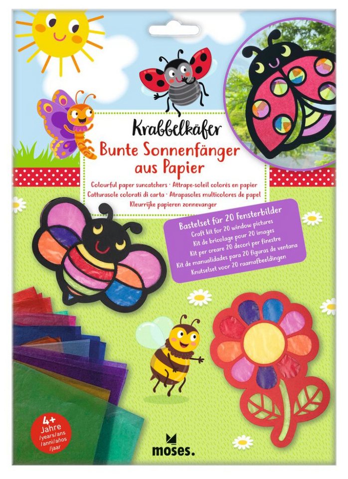 Moses. Verlag Motivpapier Bunte Sonnenfänger aus Papier – Bastelset für 20 Bilder, ab 4 Jahren