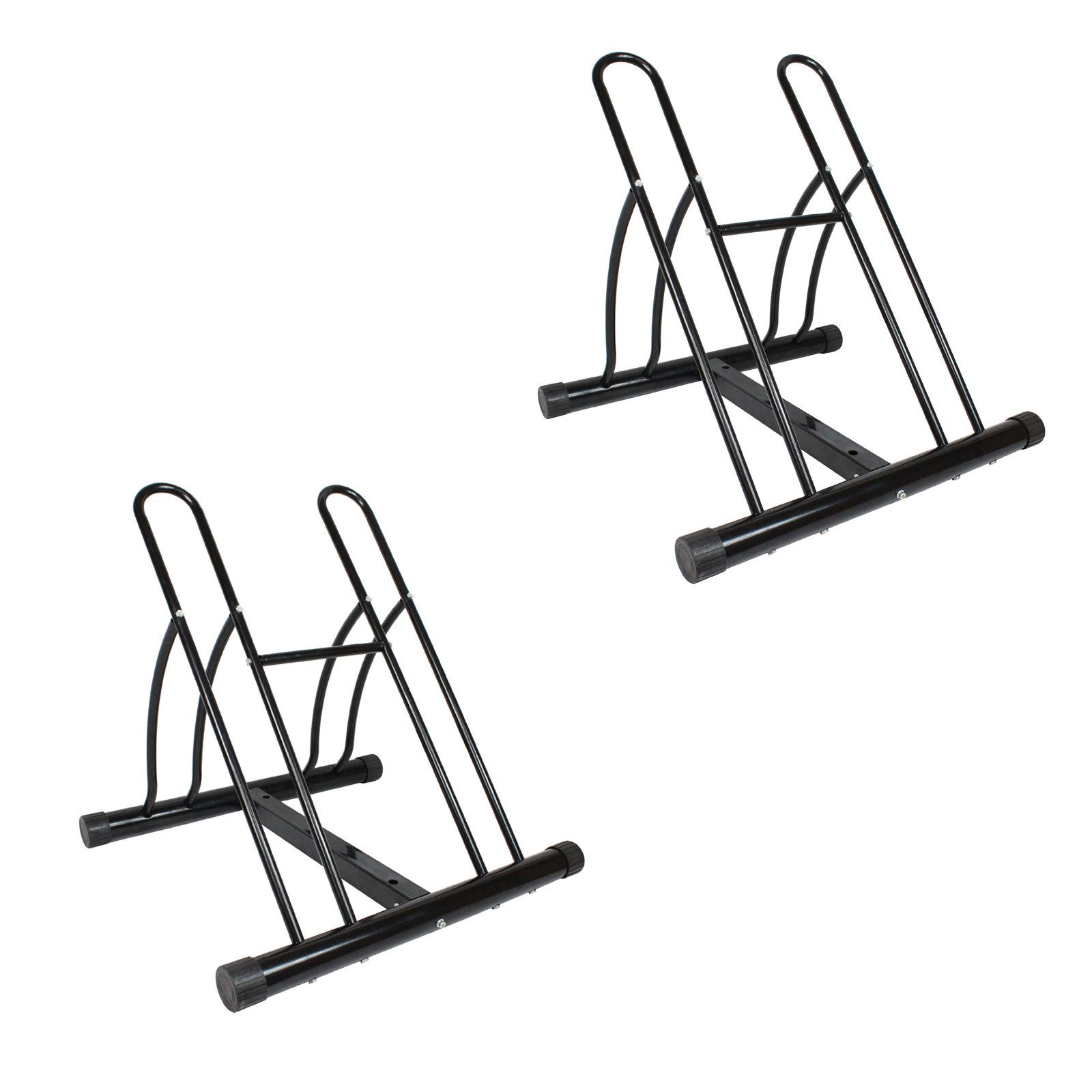 TRUTZHOLM Велосипедные стойки Велосипедные стойки für 4 Fahrräder DUO Räder Fahrrad Ständer Rad schwarz (Produkt, 1-St), Standfestigkeit