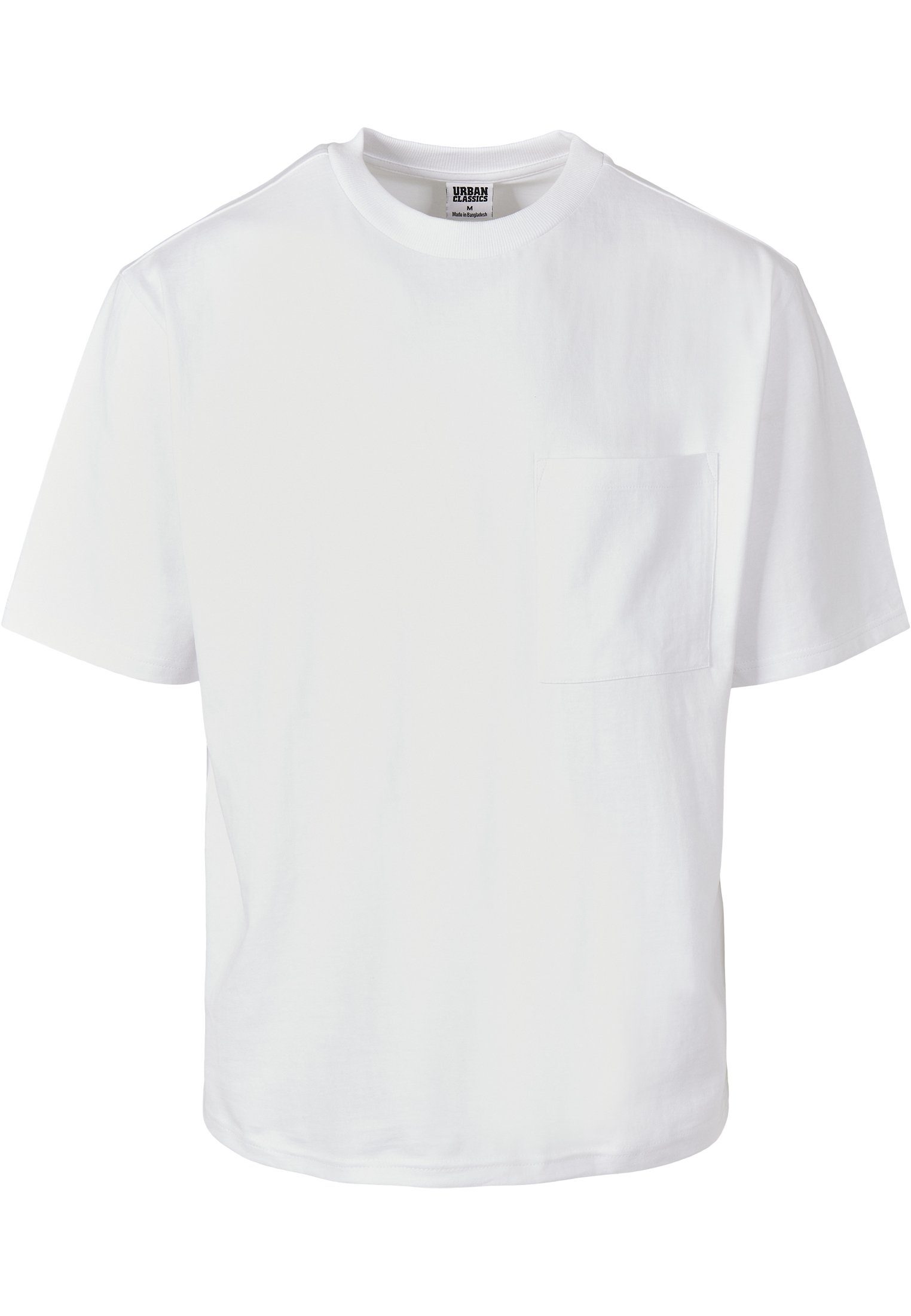 URBAN CLASSICS T-Shirt Männer Heavy Boxy Pocket Tee (1-tlg) white