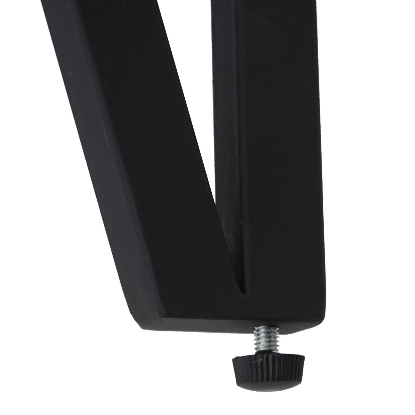 MCW Couchtisch Genk Eiche-Optik-Furnier | Dunkle T574, Metall-Füße Dunkle mit Struktur Eiche Geräumige Tischplatte, Eiche, dunkle