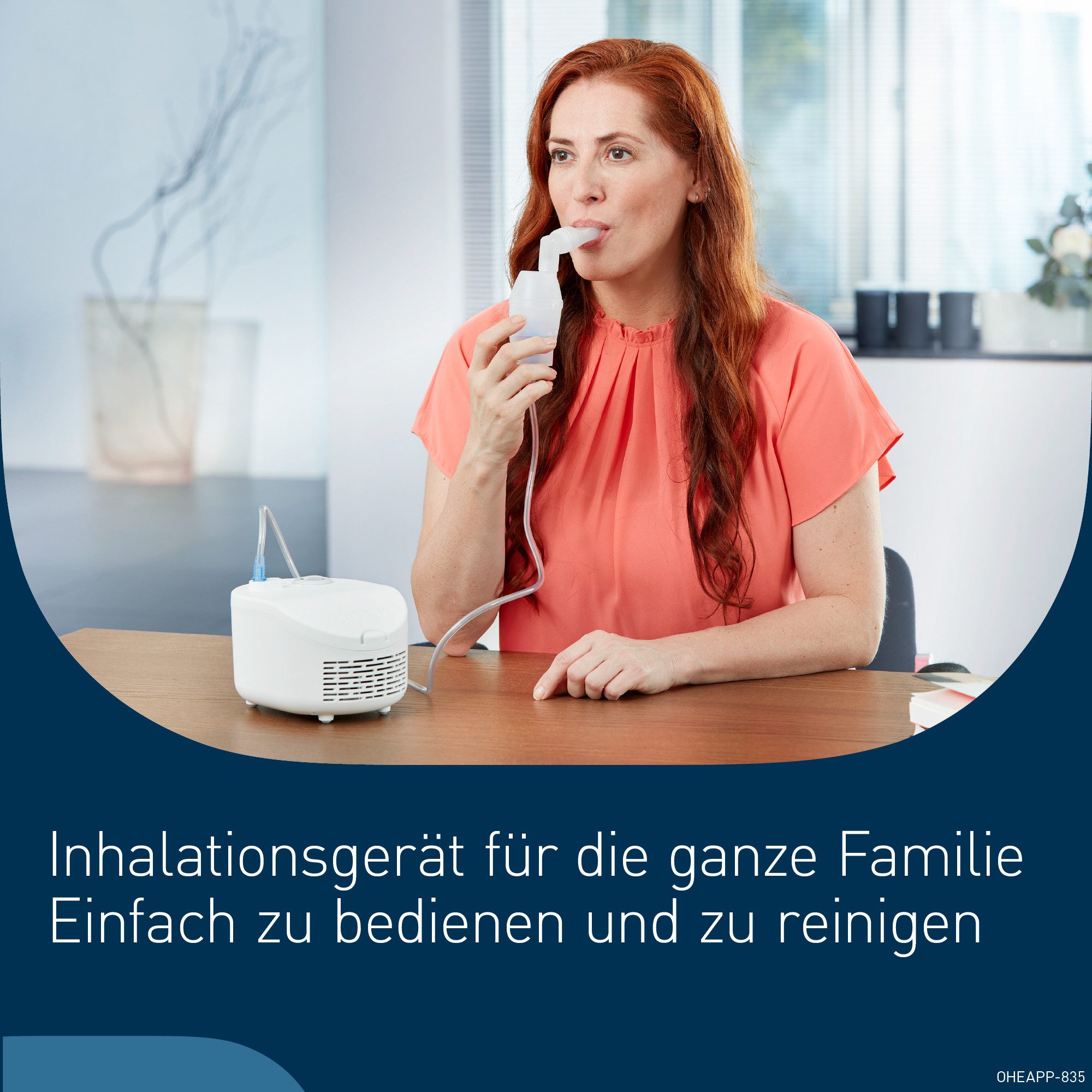 Omron Inhalationsgerät X101 Easy zur effektiven Behandlung von Atemwegserkrankungen, 9-tlg., für Erwachsene & Kinder, zur Behandlung der unteren & oberen Atemwege