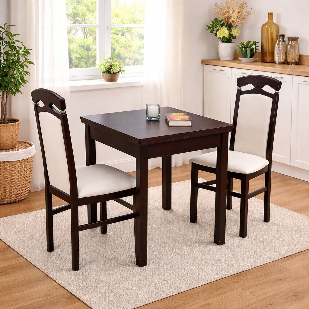 moebel-direkt-online Essgruppe Tischgruppe Anthony, (Set), Tisch mit Auszug, Stühle bepolstert