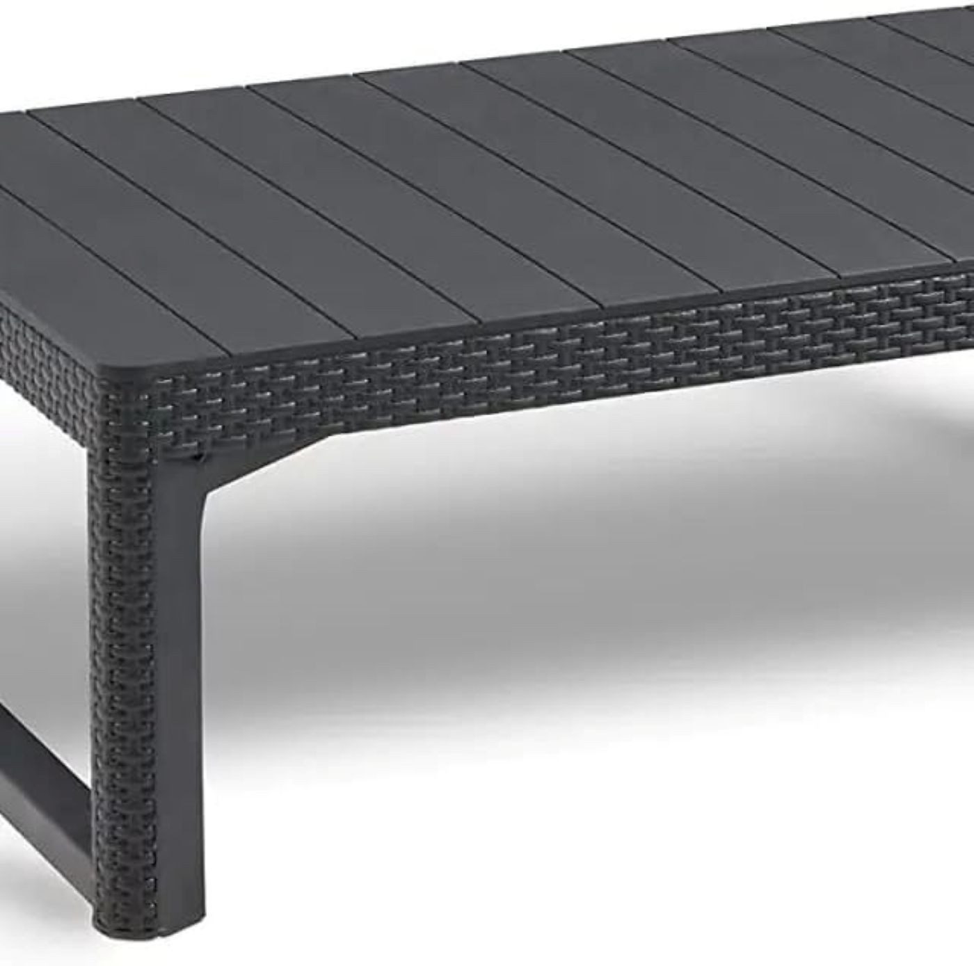 Keter Gartenlounge-Set "Chicago", (2 Sessel und 1 Tisch, 3-tlg., mit Kissen), Maße: Tisch 59 x 58 x 43 cm, Sessel 65 x 65 x 76 cm (B x T x H)