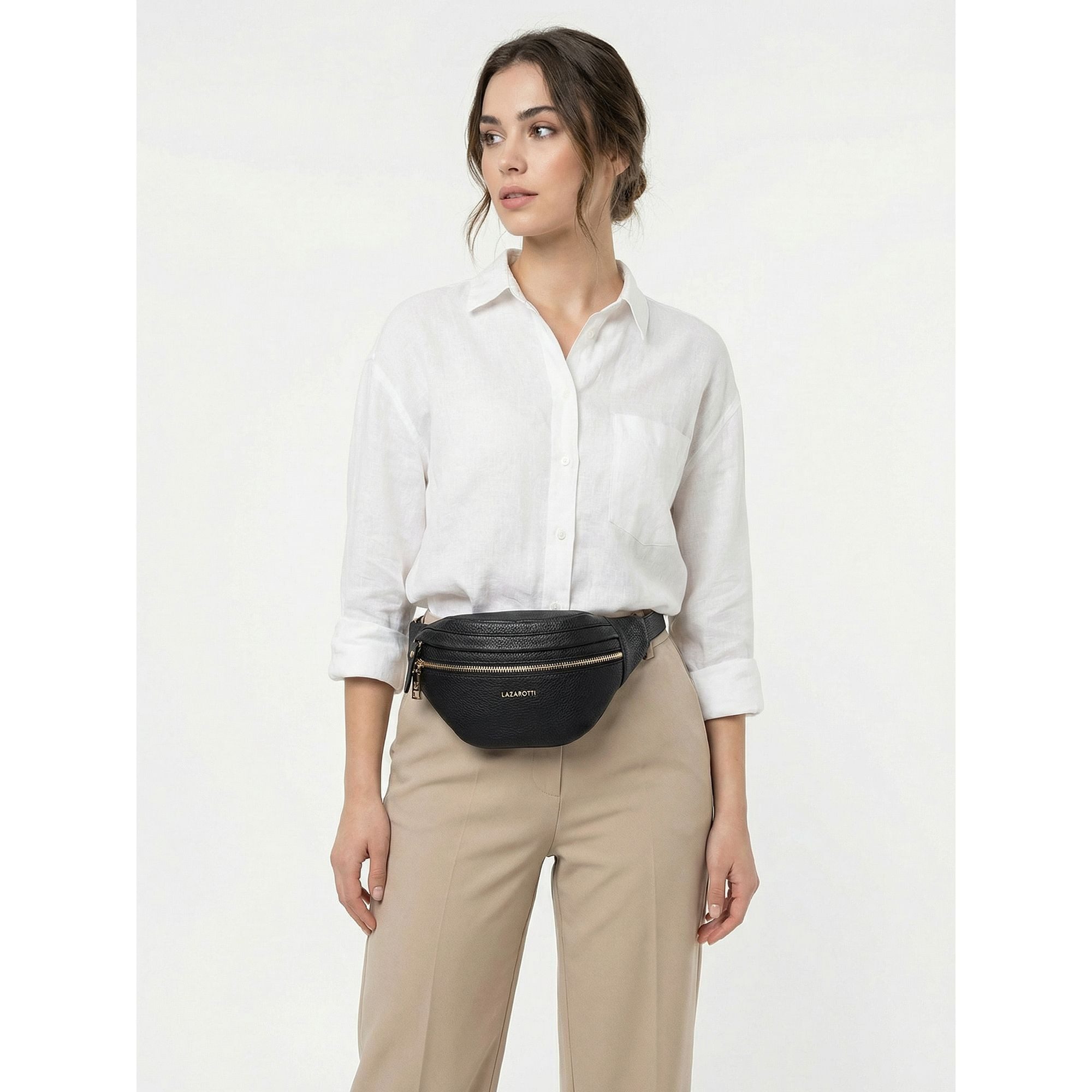 Lazarotti Gürteltasche Bologna Leather, Leder