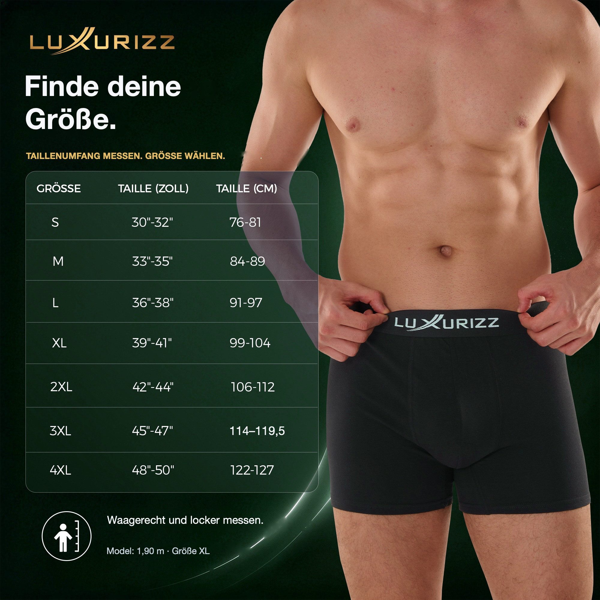 Luxurizz Boxershorts Luxurizz Boxershorts Herren Bambus-Viskose Packung 8-St. kühlend – Bild 5 von 5