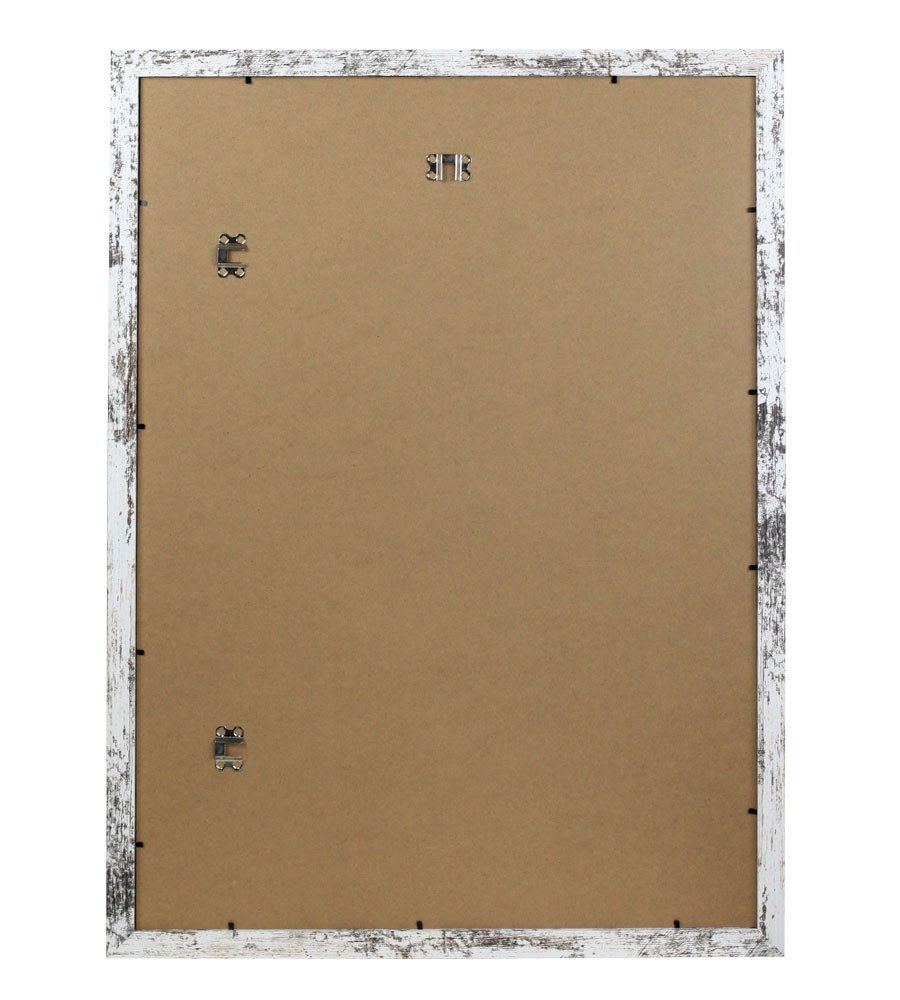 IDEAL TREND Bilderrahmen Bilderrahmen Holz Rahmen Plexi Acryl Collage Wanddeko Poster quadratis, für 1 Bilder (1 St), MDF Bilderrahmen mit Passepartout und Kuns – Bild 4 von 5