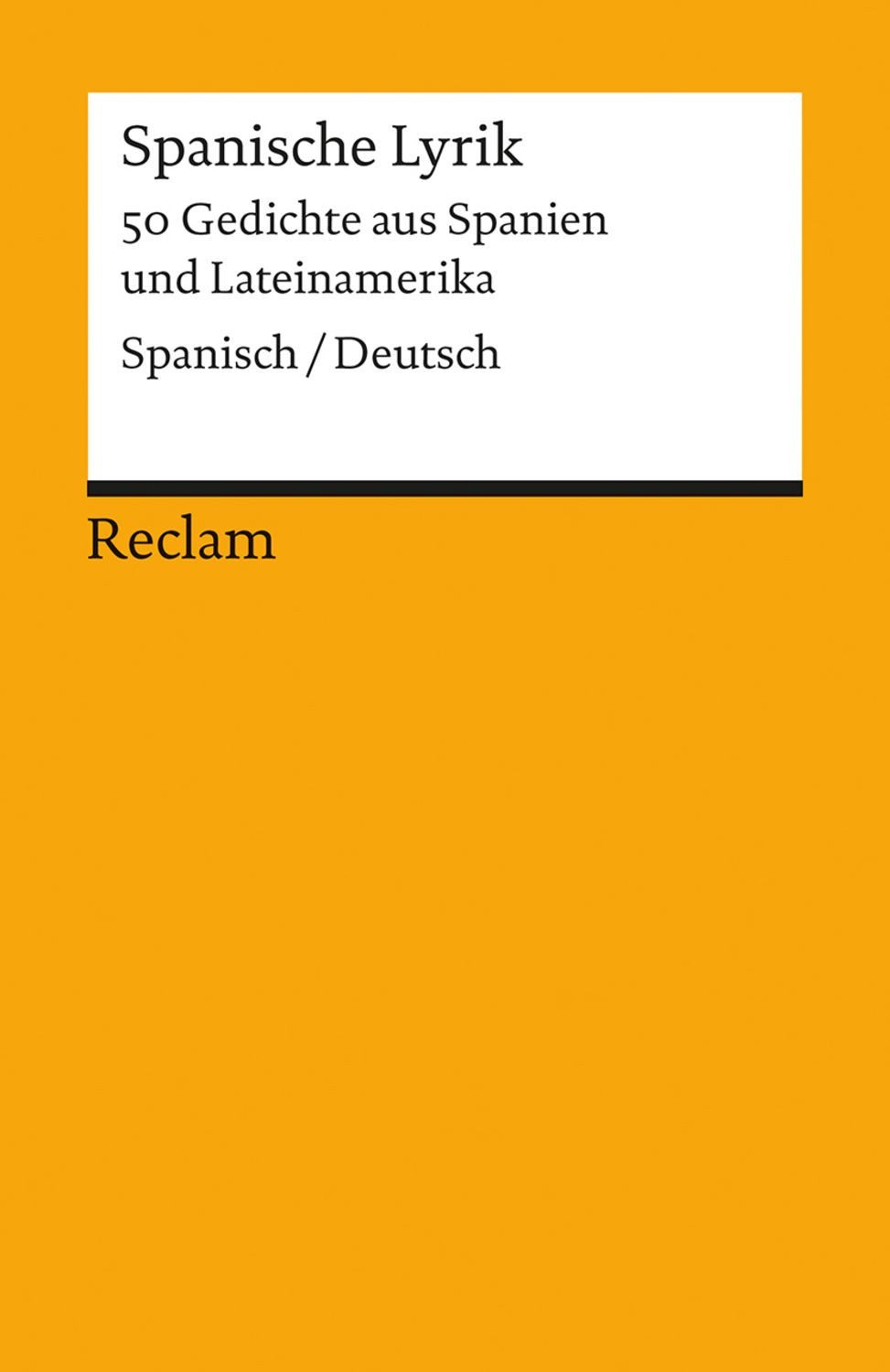 Spanische Lyrik / Jürgen Stackelberg