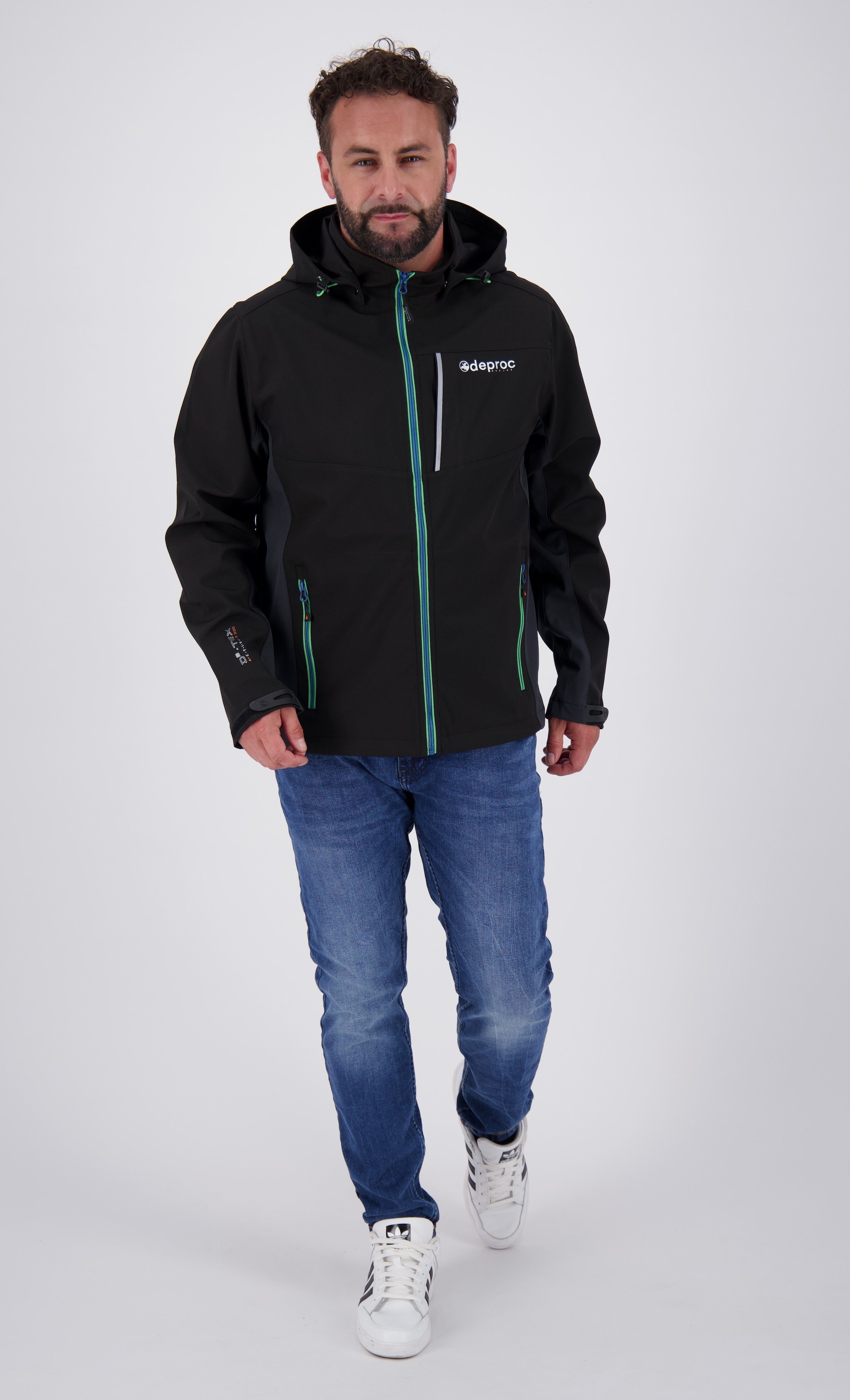 DEPROC Active Softshelljacke NUNAVUT MEN II auch in Großen Größen erhältlich