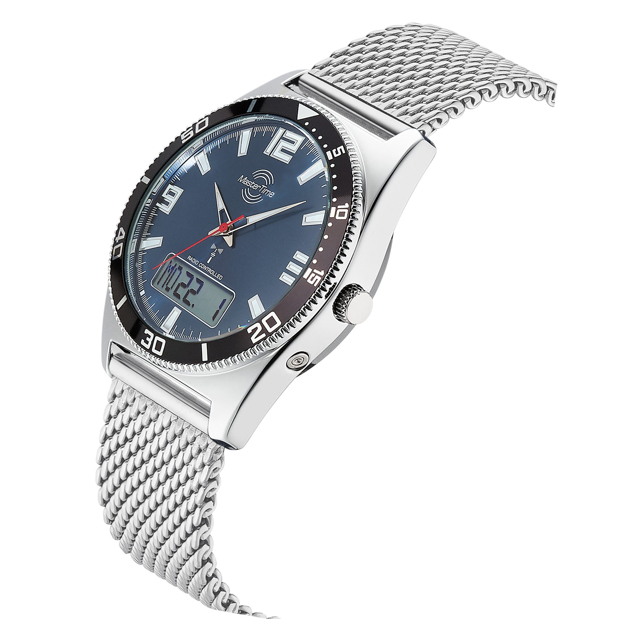 MASTER TIME Funkchronograph MTGA-10972-32M, Quarzuhr, Armbanduhr, Herrenuhr günstig online kaufen