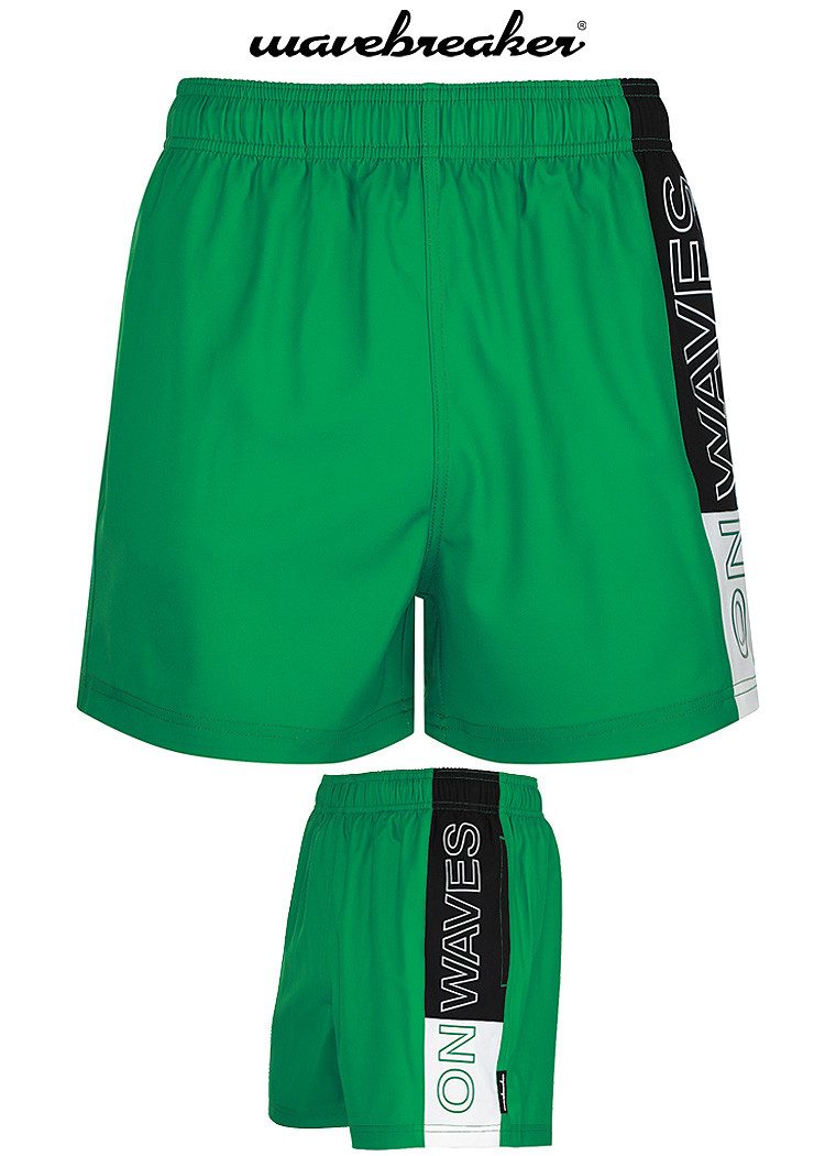 wavebreaker Badeshorts Badeshort grün