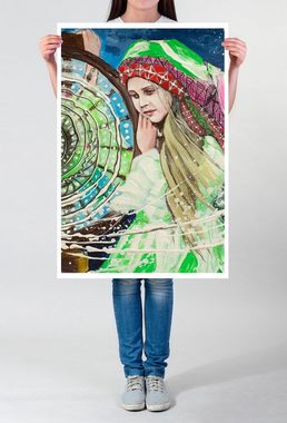 Sinus Art Poster Bild eines mythologischen Mädchens 60x90cm Poster