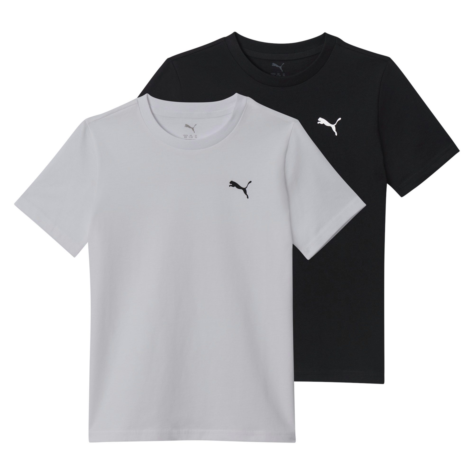PUMA T-Shirt Puma Kinder T-Shirt 2er-Pack Ess Logo Tee B 692314