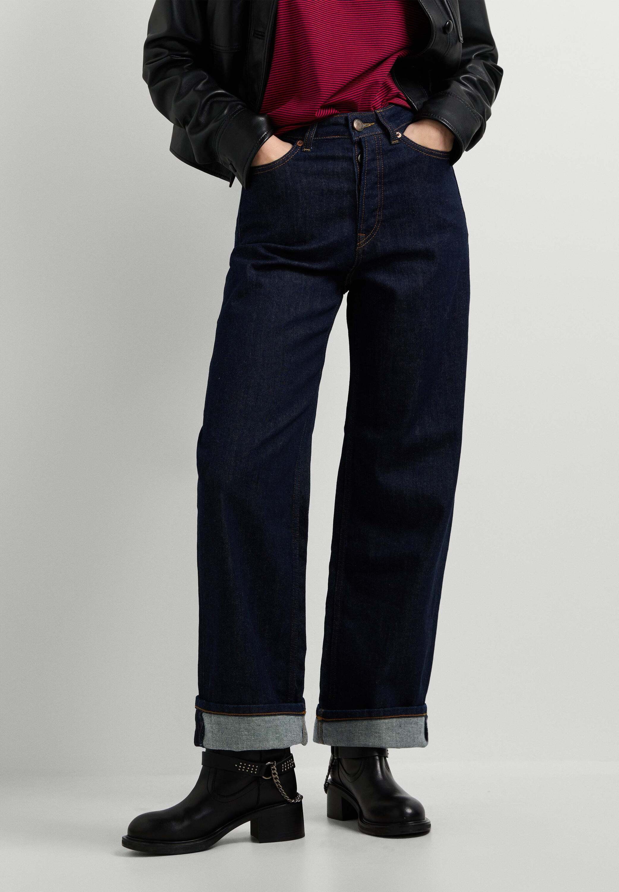 Pepe Jeans Straight-Jeans straight leg jeans STRAIGHT JEANS UHW LEXA