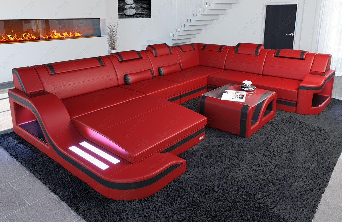 Sofa Dreams Wohnlandschaft Ledercouch Sofa Leder günstig online kaufen