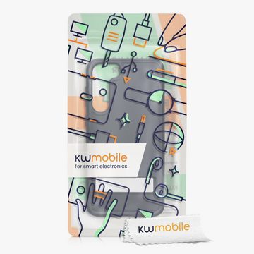 kwmobile Handyhülle Hülle für Samsung Galaxy S23 Plus - Case mit TPU Bumper, Kunststoff Handy Cover mit ausklappbarem Ständer