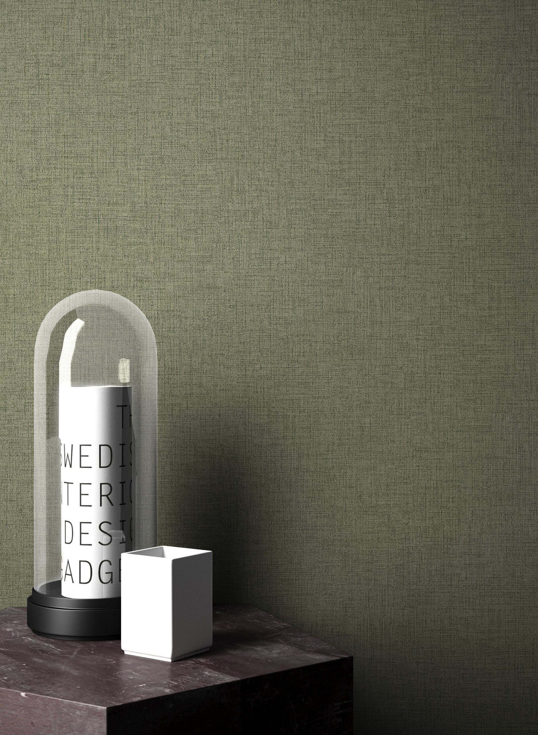 Newroom Vliestapete, Grün Tapete Struktur Modern günstig online kaufen