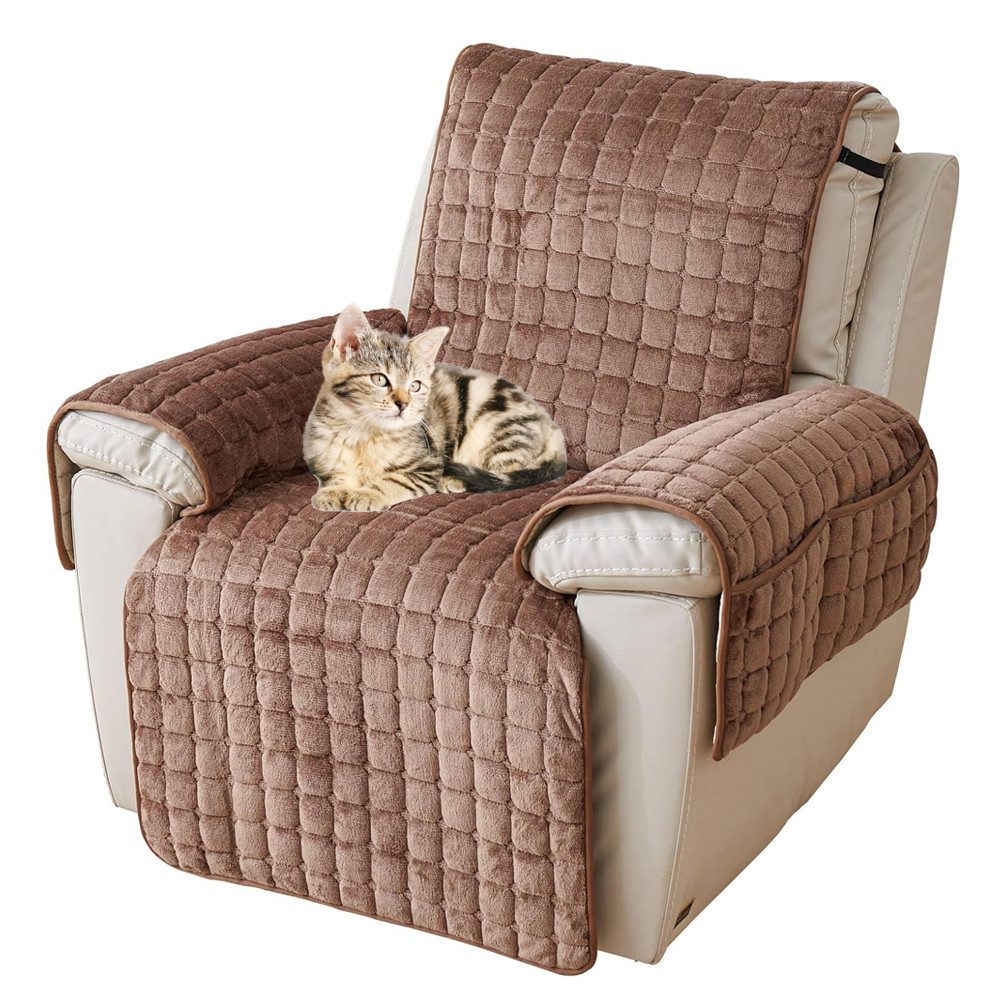 NUODWELL Sesselschoner Sofa Armlehnenbezüge,Fernsehsessel Schutzbezug Anti- günstig online kaufen