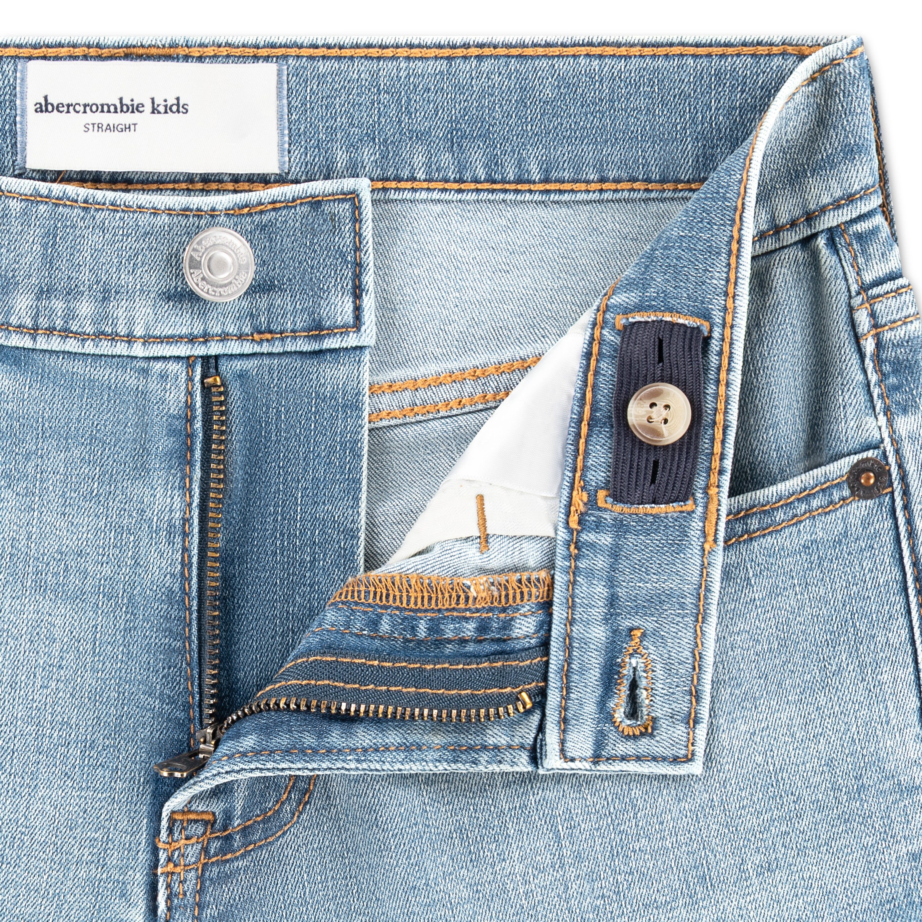 Abercrombie Kids 5-Pocket-Jeans AFB STRAIGHT FIT JEANS im 5-Pocket-Style und mit Stretch, for boys – Bild 4 von 5