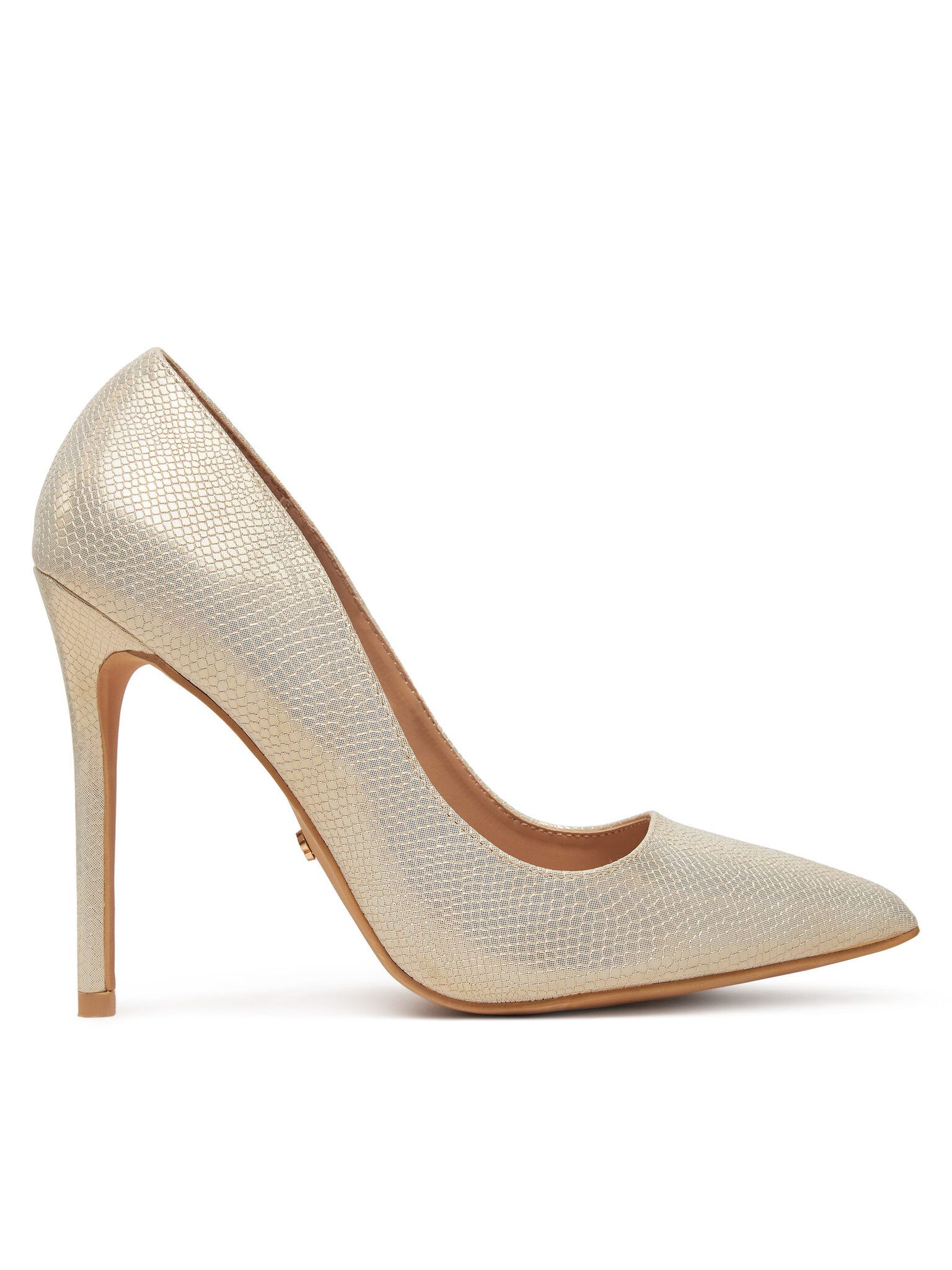 DeeZee Deezee Damen-High Heels Beige 92831-201D High-Heel-Stiefel