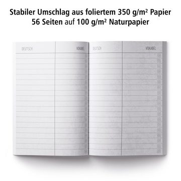 itenga Vokabelheft itenga Vokabelheft T-Rex DIN A5, 56 Seiten 100g Naturpapier