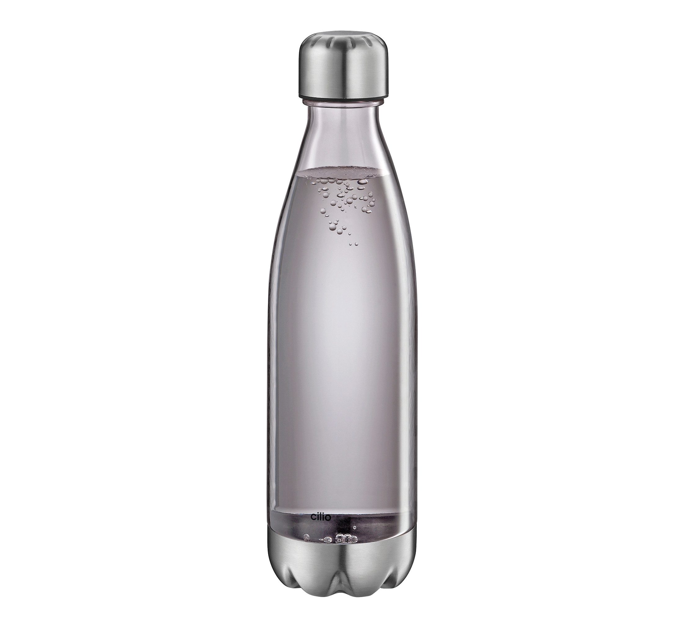 Cilio Trinkflasche Trinkflasche Wasserflasche Kohlensäure geeignet 0,7L cilio ELEGANTE