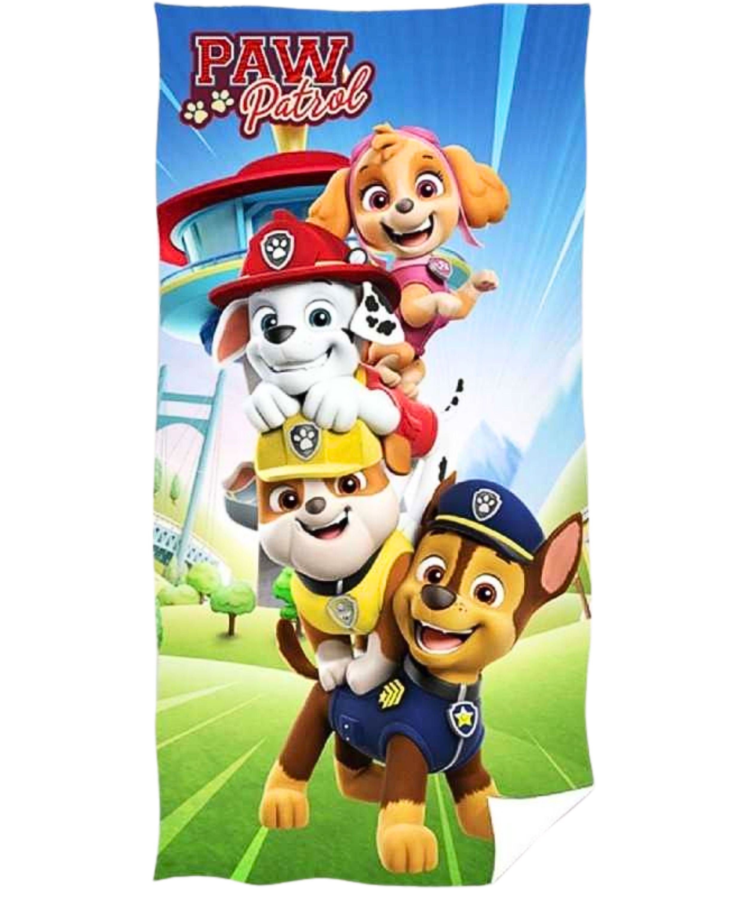 PAW PATROL Badetuch, Mikrofaser, Kinder Strandtuch günstig online kaufen