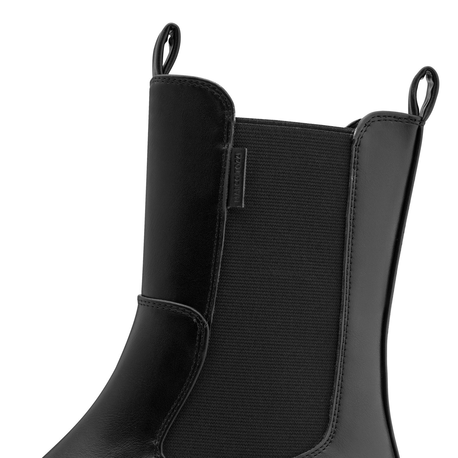 MARCO TOZZI Chelseaboots Blockabsatz, Stiefelette, mit Stretcheinsatz an der Außenseite