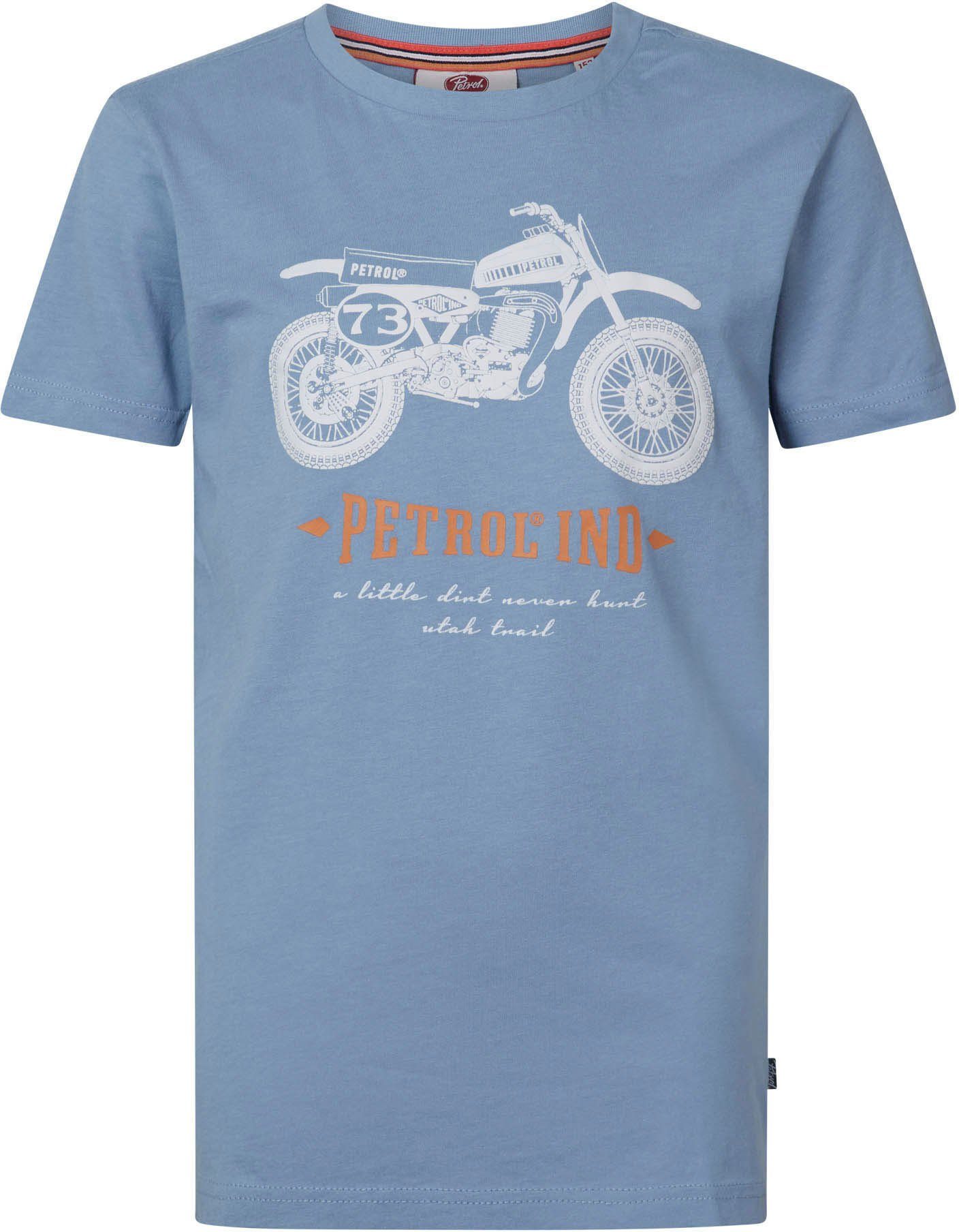 Petrol Industries dusty blue T-Shirt