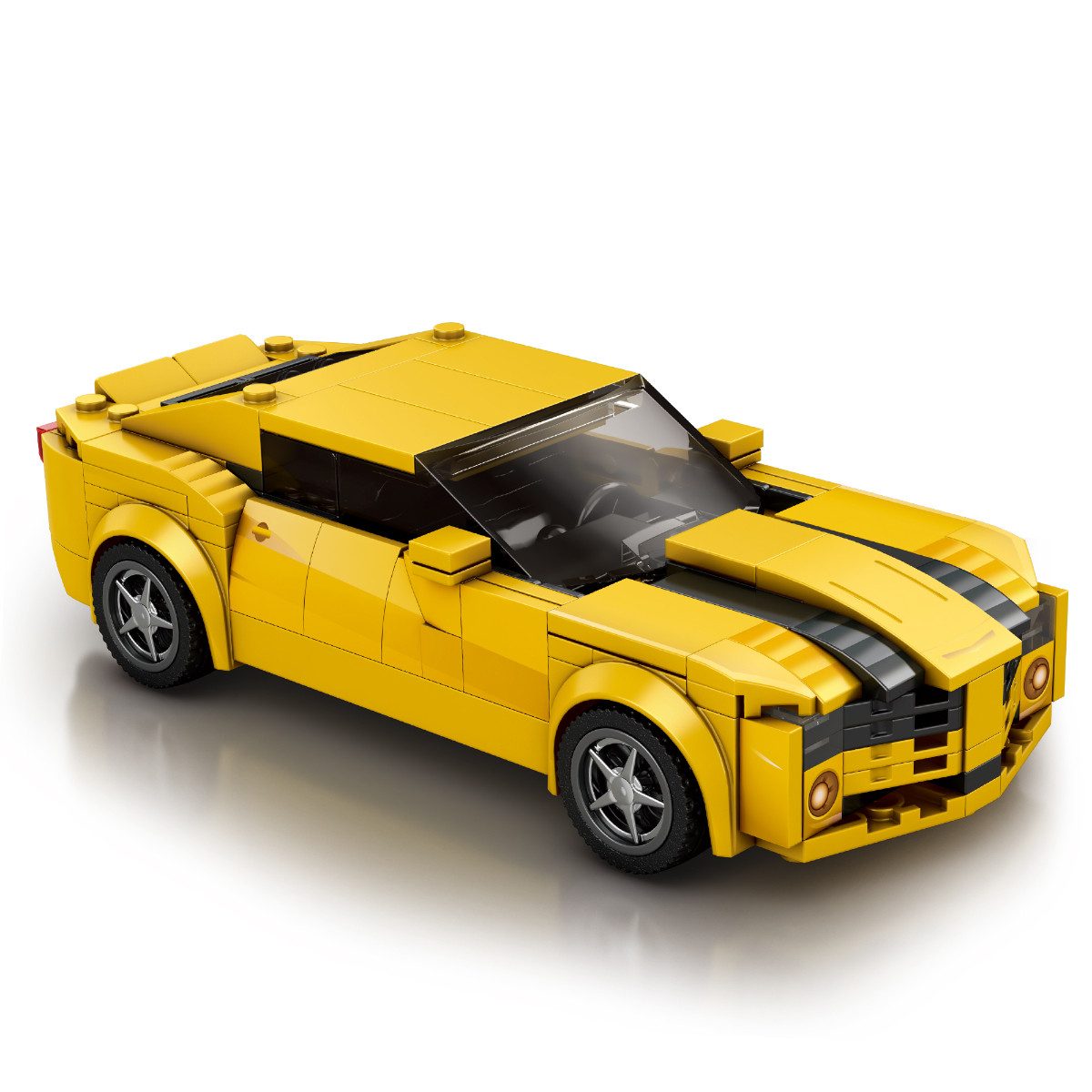 Reobrix 818 Spielbausteine, (Klemmbaustein Set, Bauset bestehend aus 327 Teilen), Sportliches Modell im Maßstab 1:24