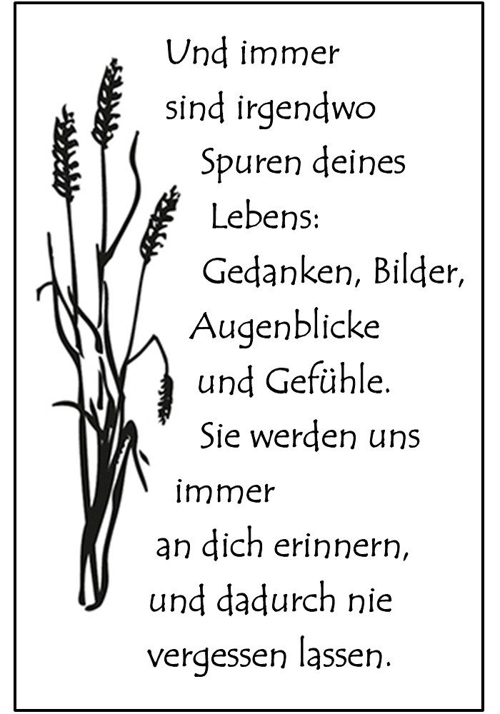 efco Stempel Spuren deines Lebens, Schöne Stempel zum BAsteln