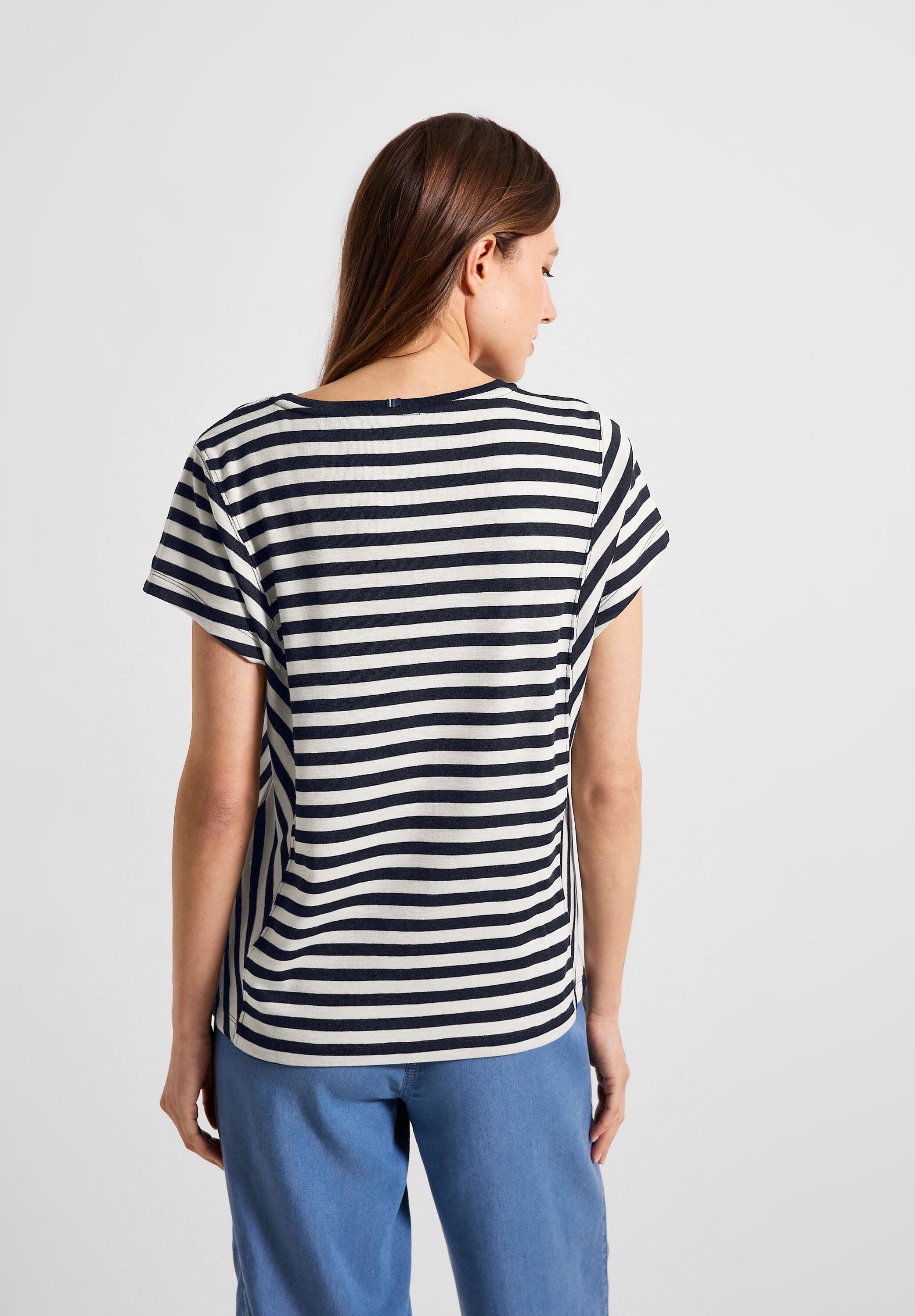 CECIL T-Shirt Lässiges Streifenshirt