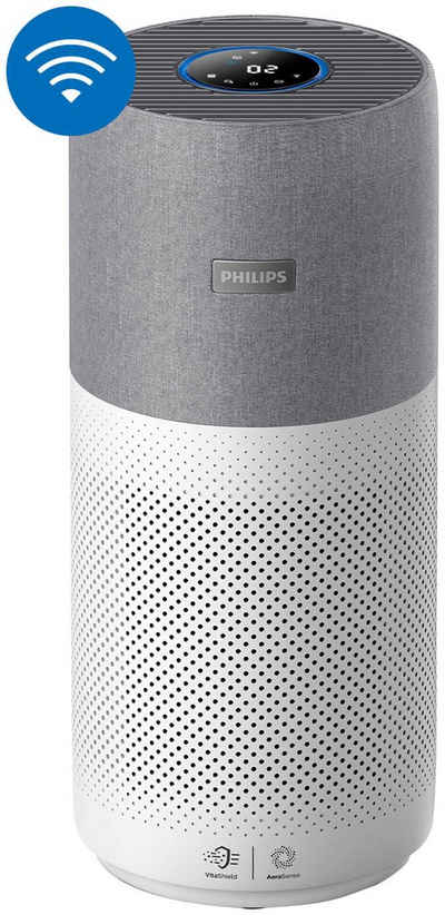 Philips Luftreiniger AC3033/10 Series 3000i, für 104 m² Räume, grau/weiß