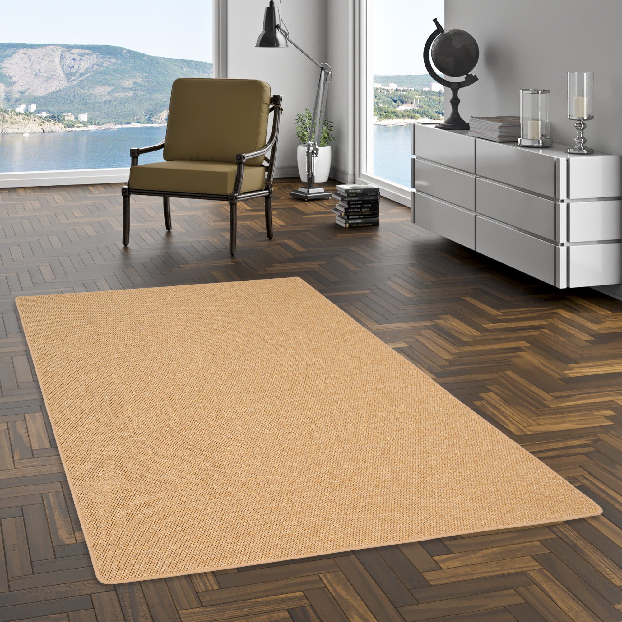 Snapstyle Designteppich Flachgewebe Natur Teppich Bentzon, günstig online kaufen