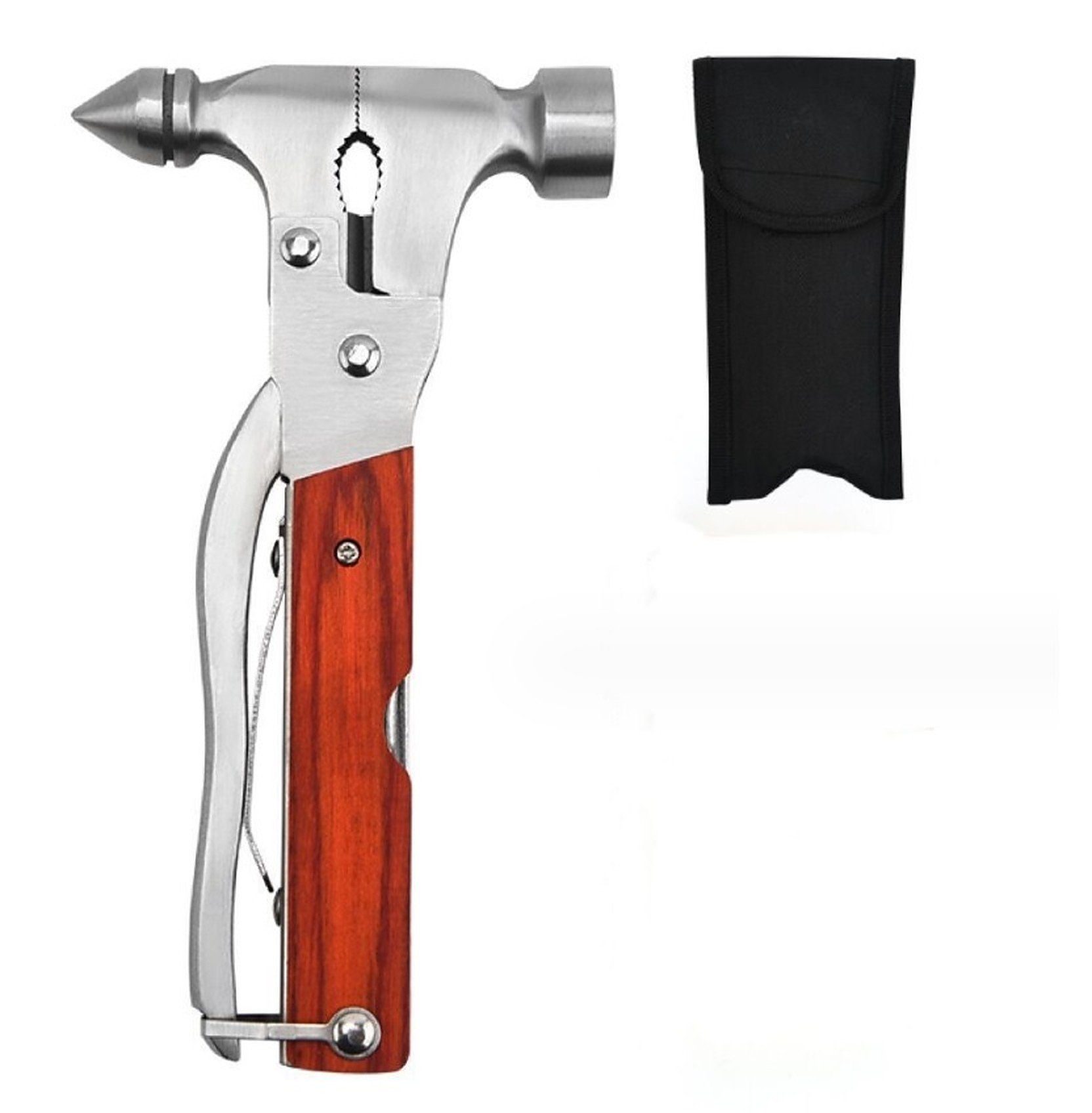 BAYLI Campinghammer 12 in 1 Camping Multitool mit Hammer Zange Säge Schraub günstig online kaufen