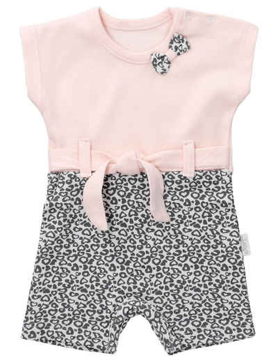 Baby Sweets Jumpsuit Shorty Schleife Leopard