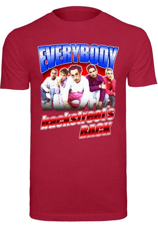 Merchcode T-Shirt Herren Backstreet Boys - Everybody T-Shirt Round Neck (1- tlg)