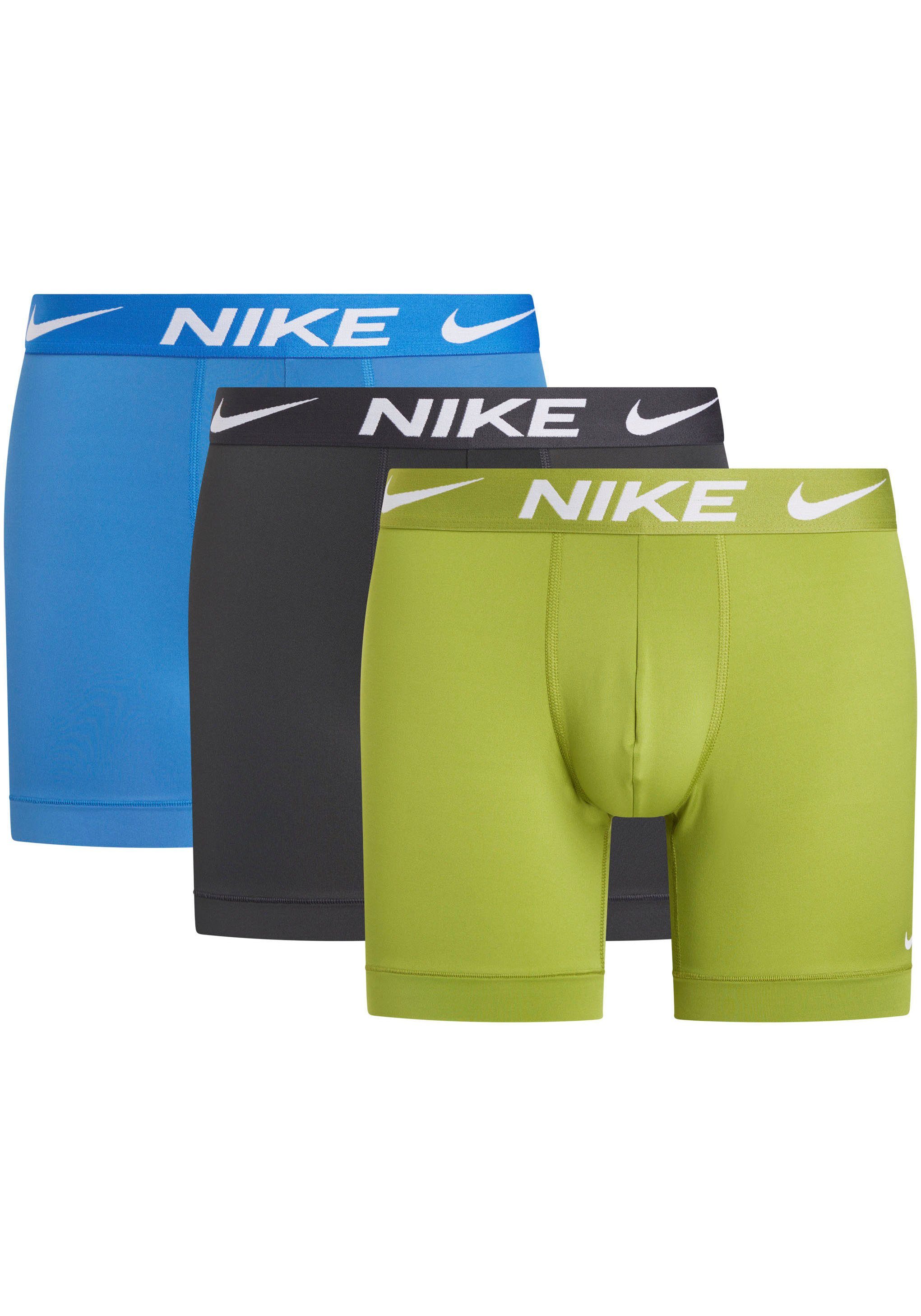 NIKE Underwear Boxer (Packung, 3-St) mit kontrastfarbenem Markenlabel