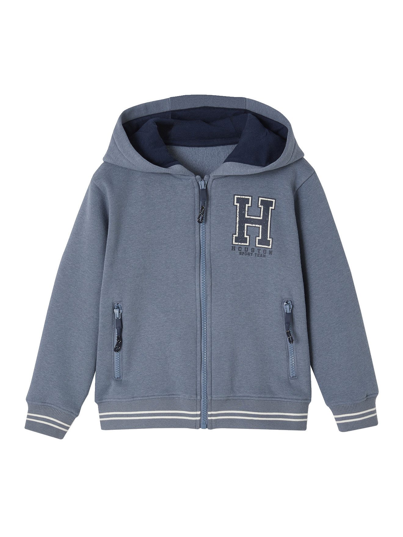 Fleecepullover Jungen Sportjacke mit Kapuze