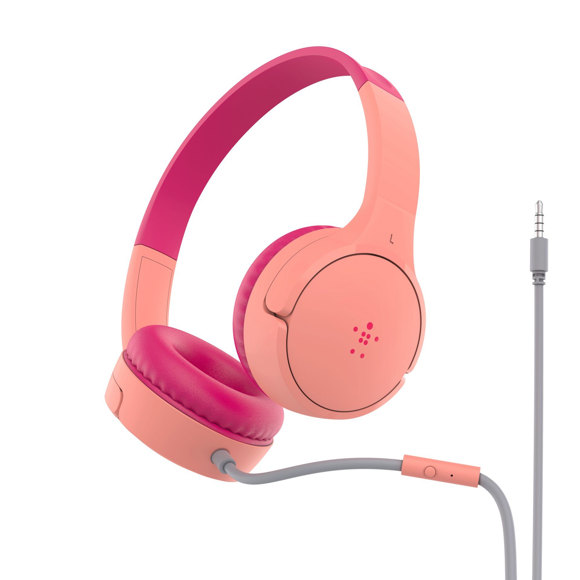 Pink On-Ear-Kopfhörer (kabelgebunden) Mini SOUNDFORM Belkin