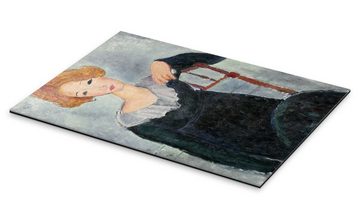 Posterlounge XXL-Wandbild Amedeo Modigliani, Frau mit roten Haaren, Wohnzimmer Malerei