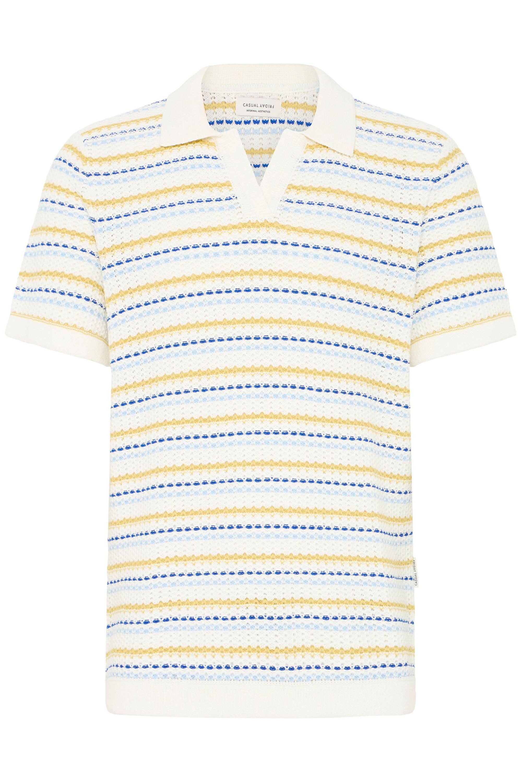 Casual Friday Poloshirt CFMidskov Sommerliches Strick Polo