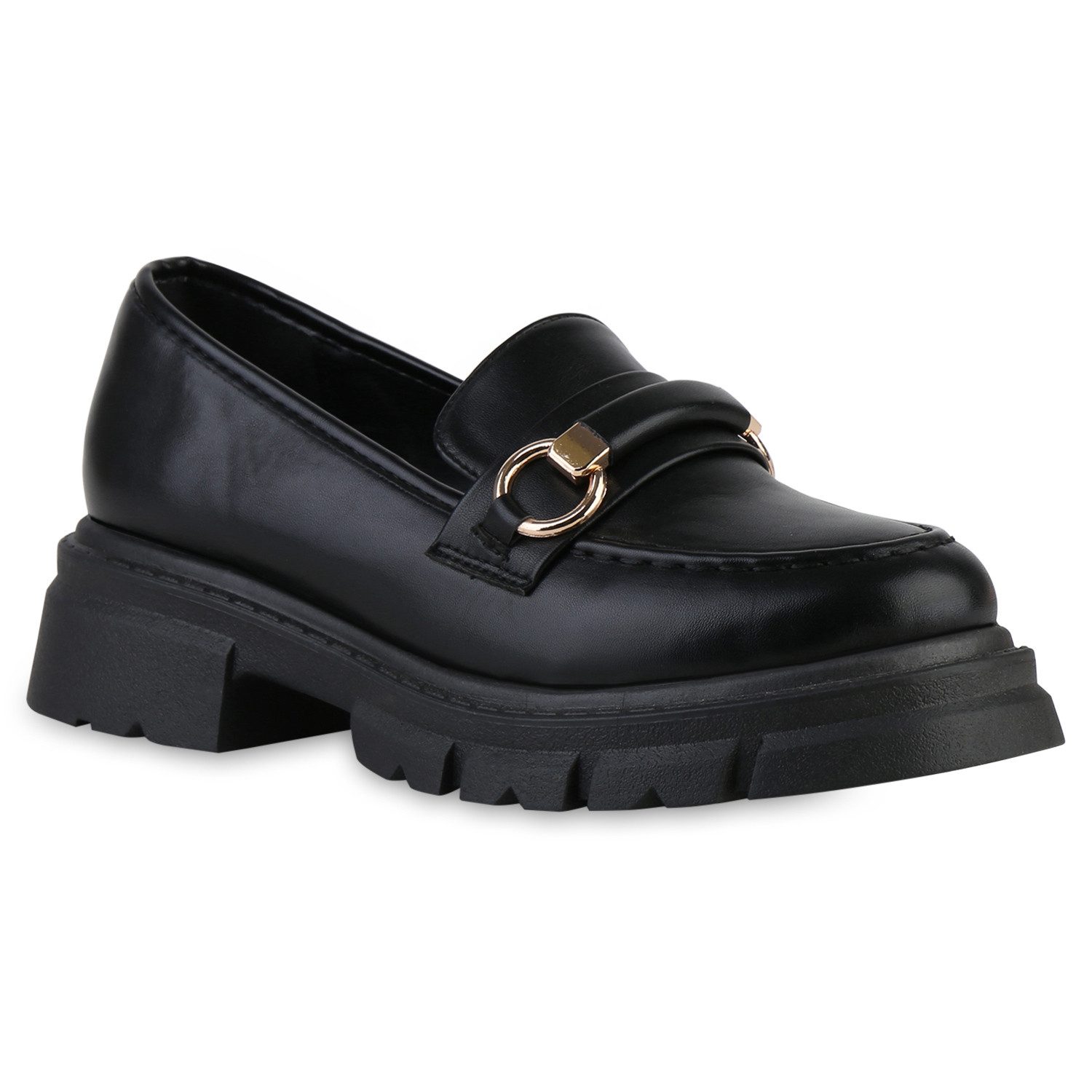 VAN HILL 841543 Outdoorschuh Damen Plateauschuhe Halbschuhe Slippers Profil günstig online kaufen